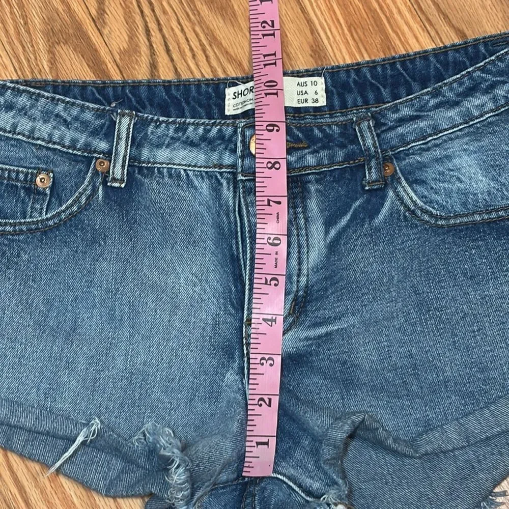 Cotton On Short, Daisy Dukes, shorties, distressed, 6